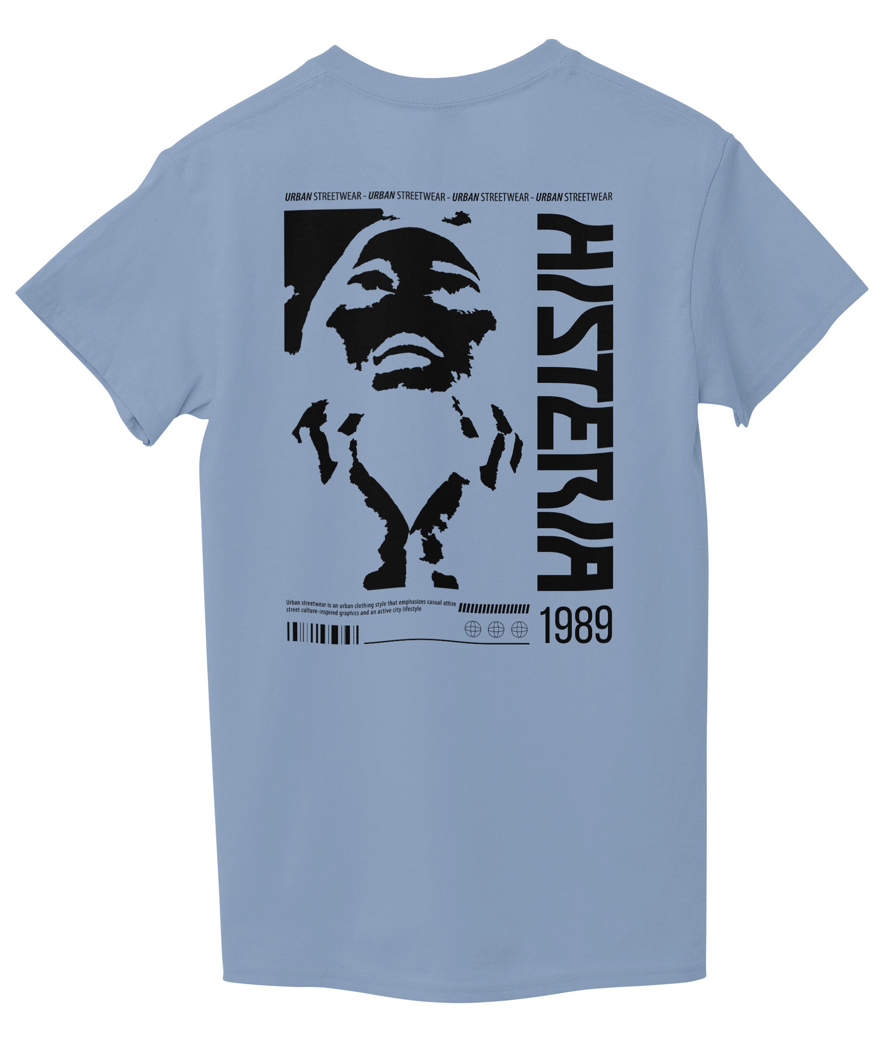 Light Sky Blue Back