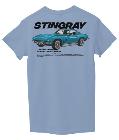 Light Sky Blue Back