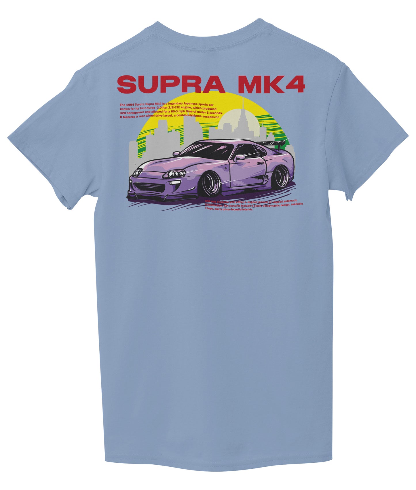 Light Sky Blue Back