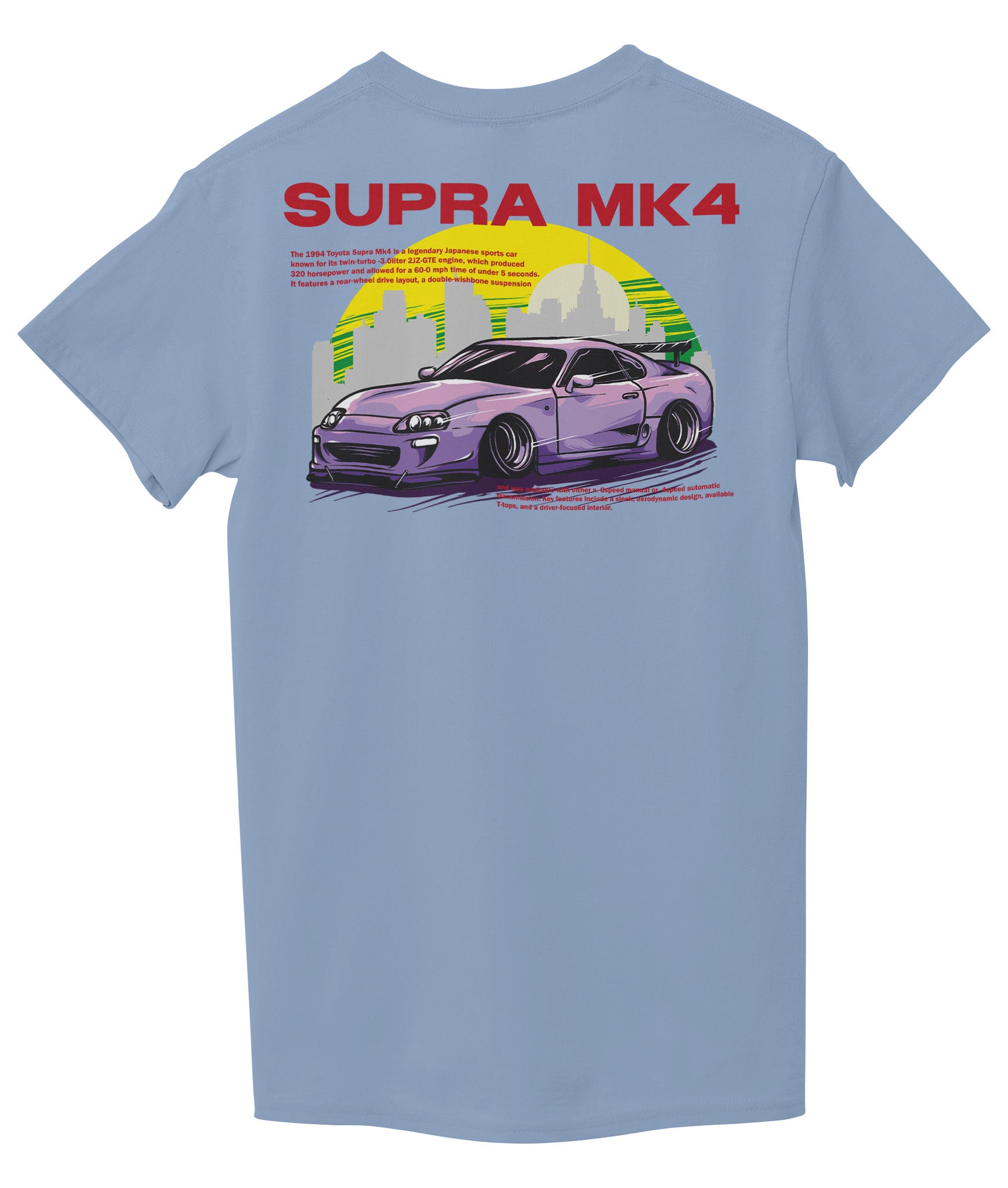 Light Sky Blue Back