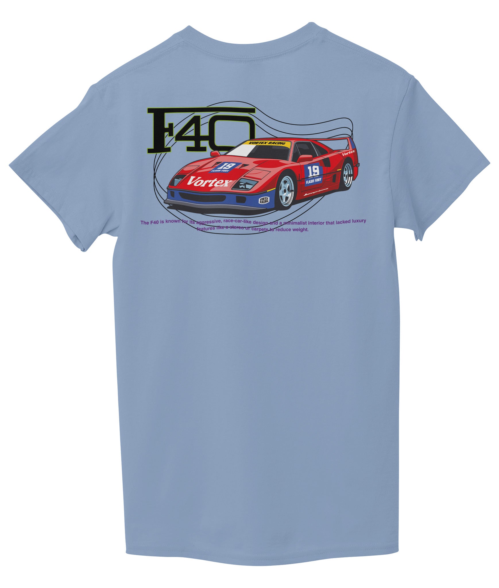 Light Sky Blue Back