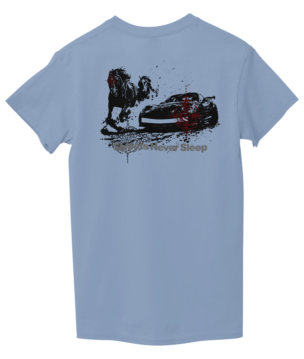 Light Sky Blue Back