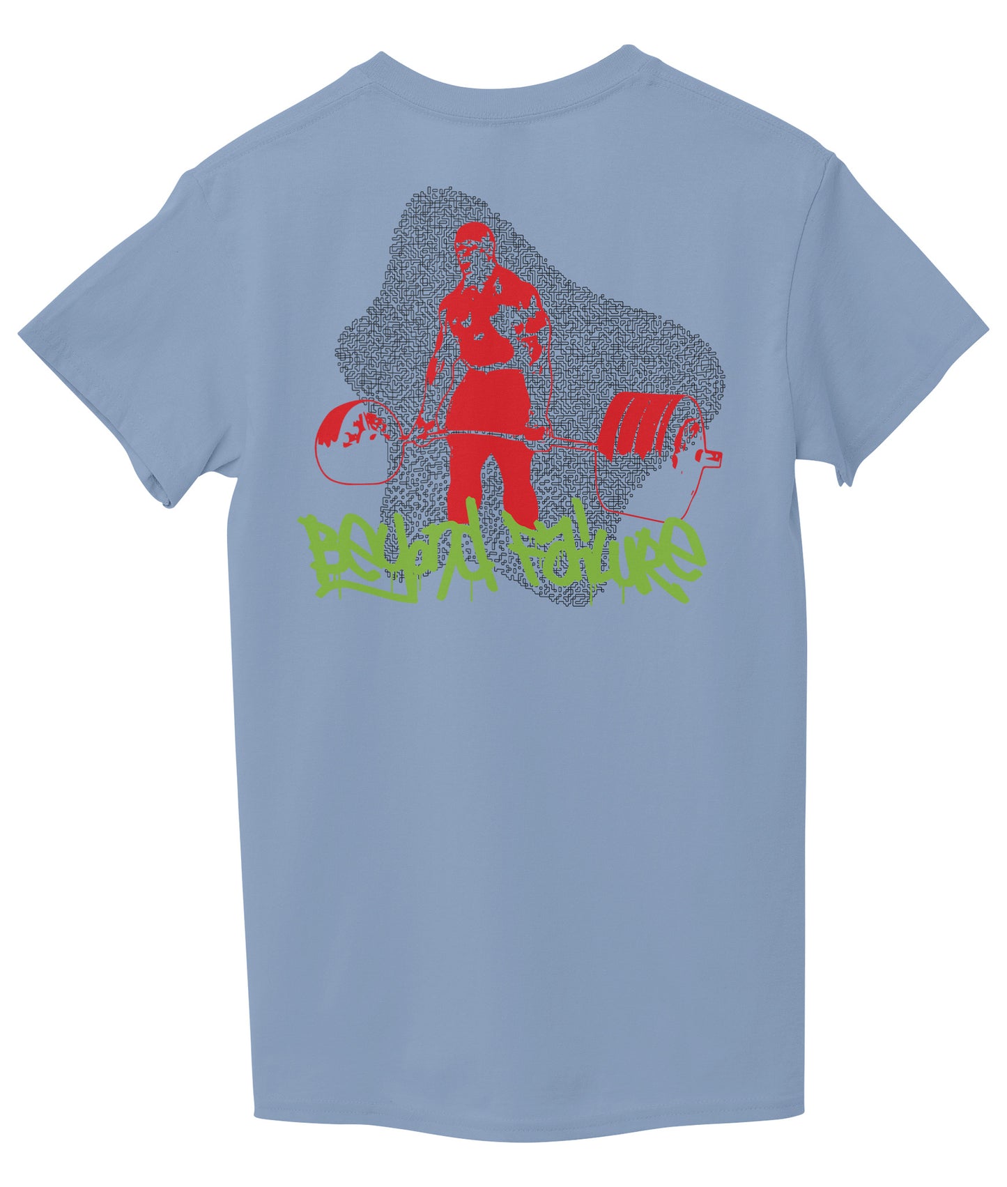 Light Sky Blue Back