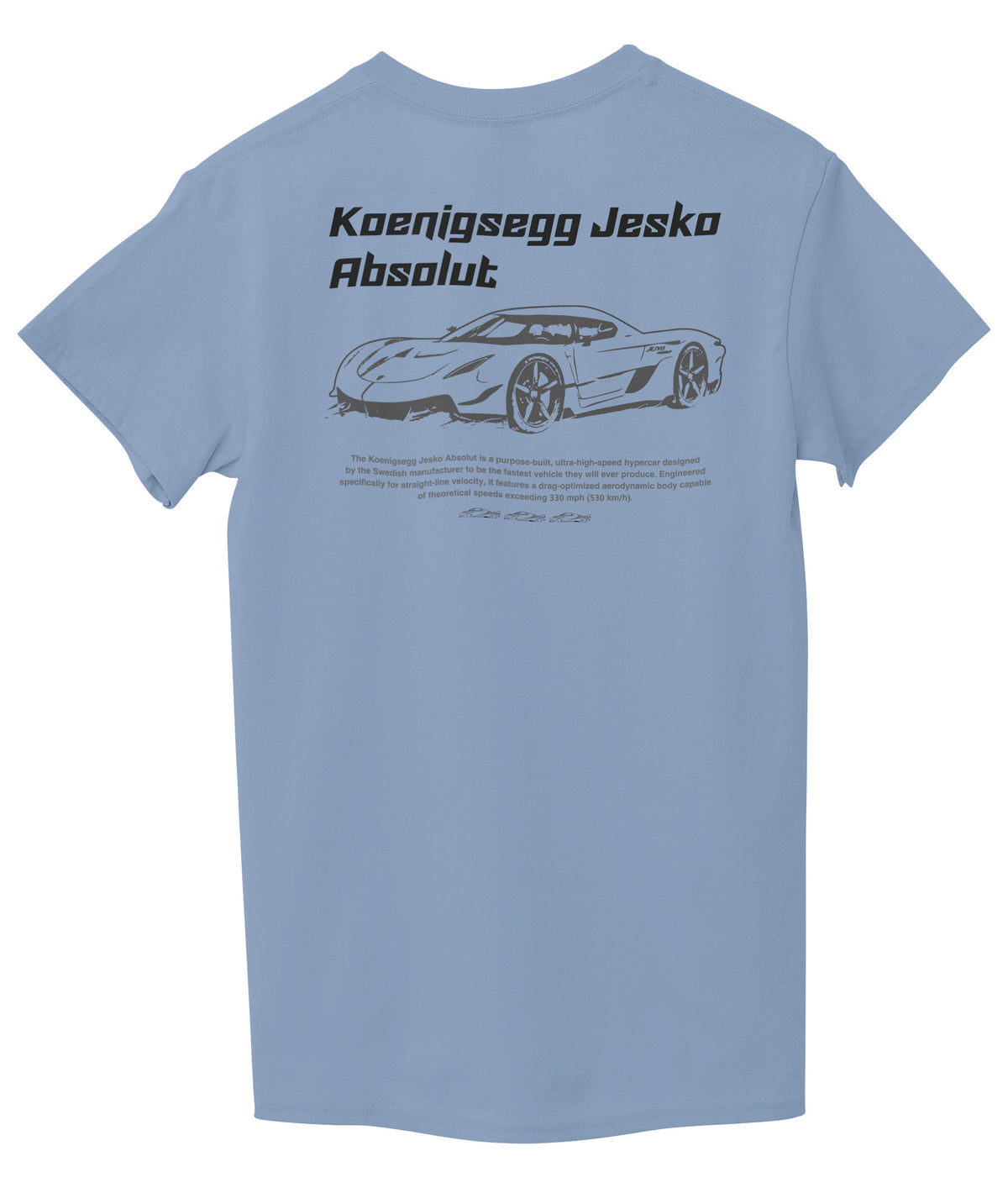 Light Sky Blue Back