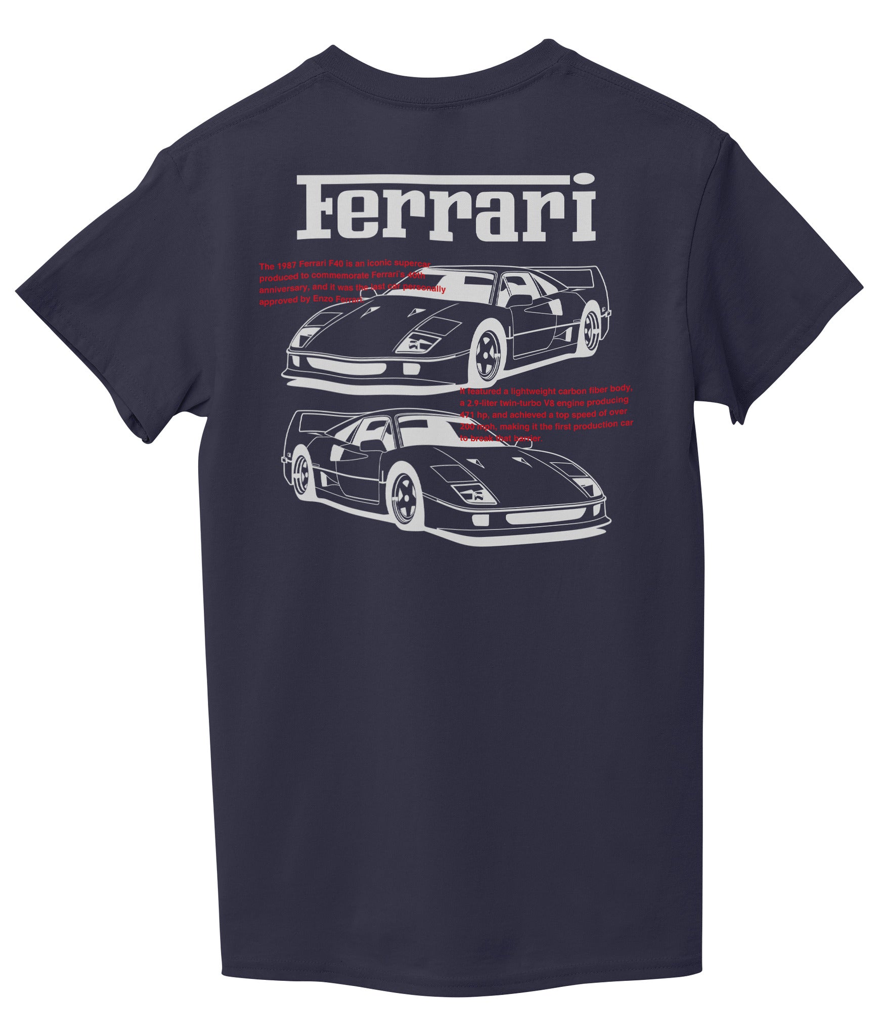 Navy Blue Back