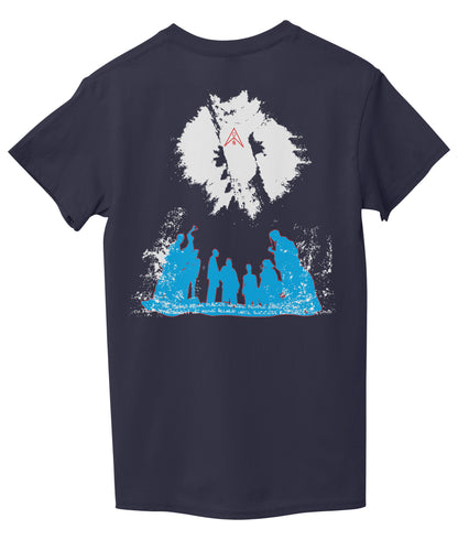 Navy Blue Back