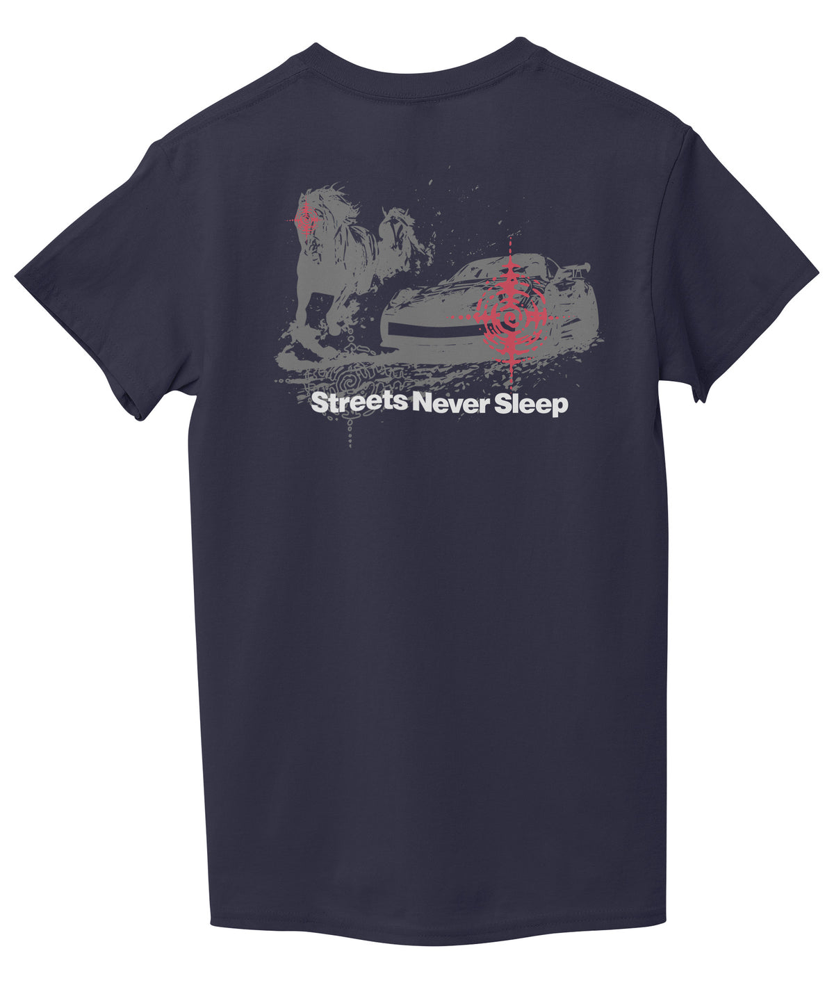 Navy Blue Back