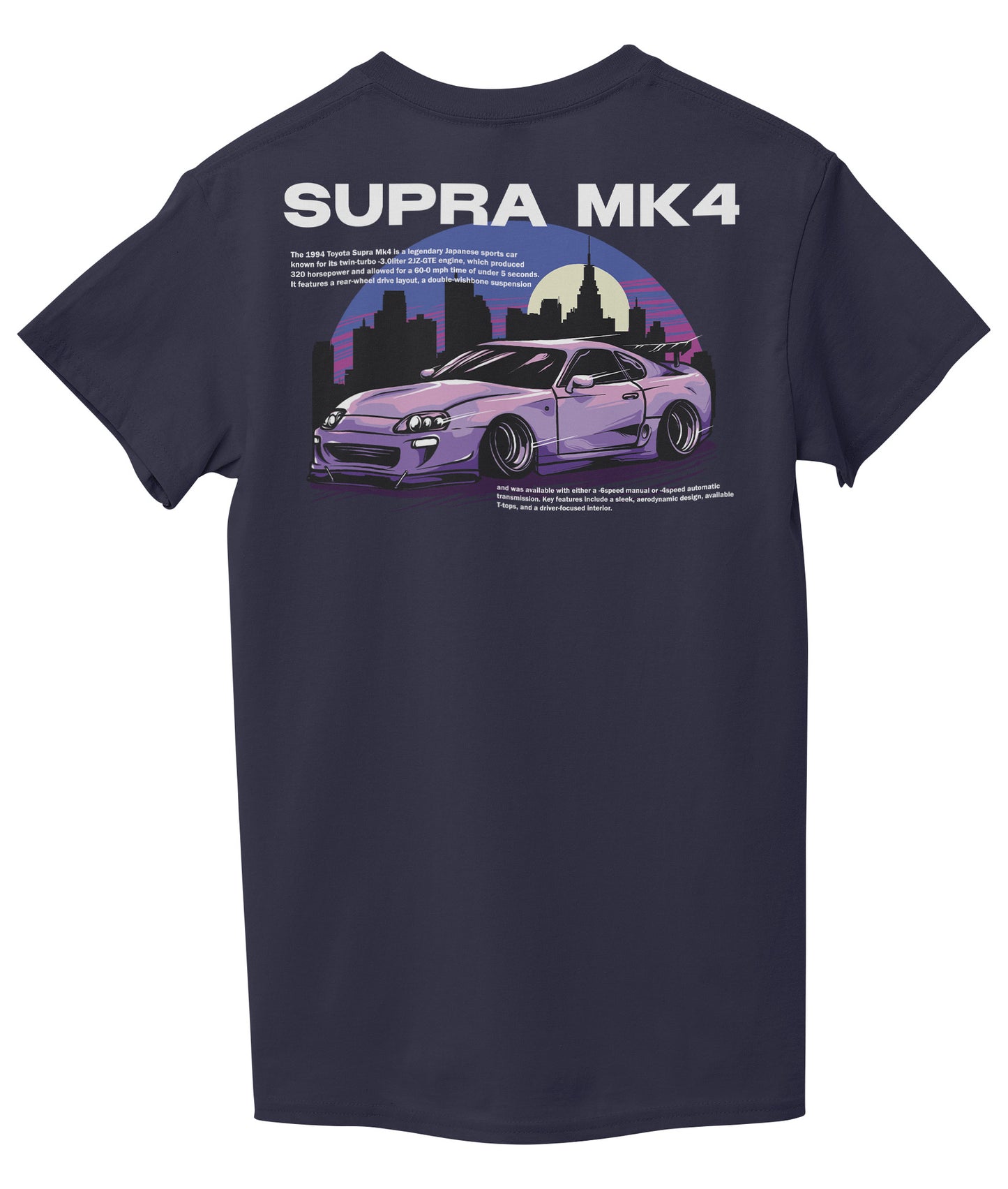 Navy Blue Back