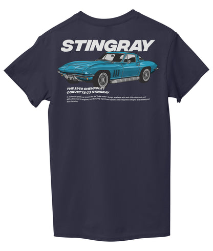 Navy Blue Back