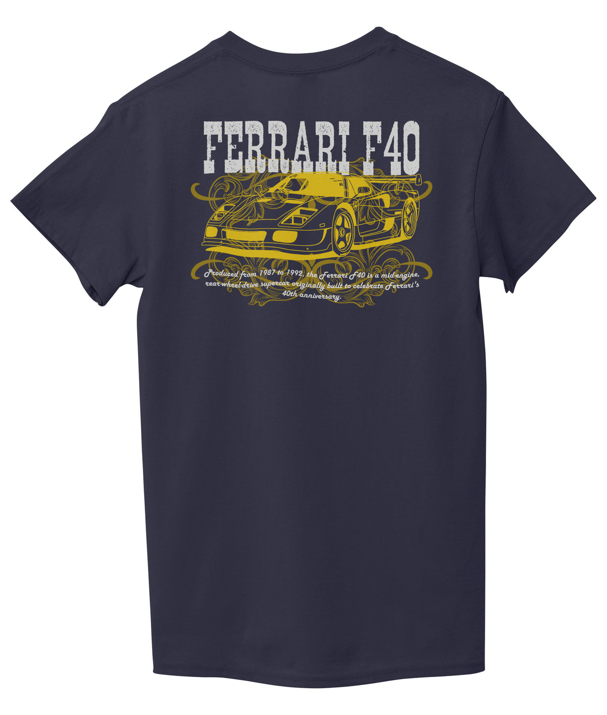 Navy Blue Back