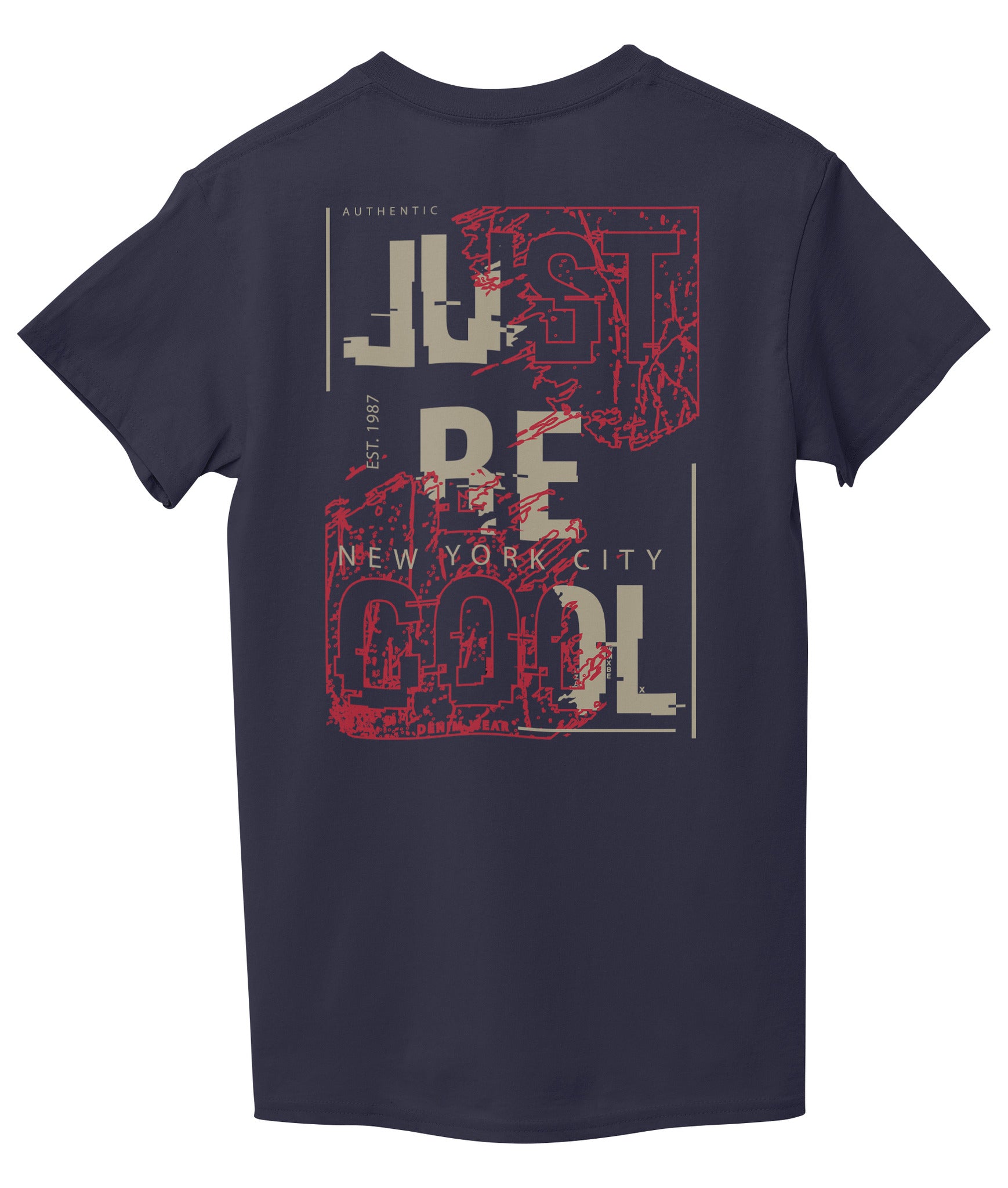 Navy Blue Back