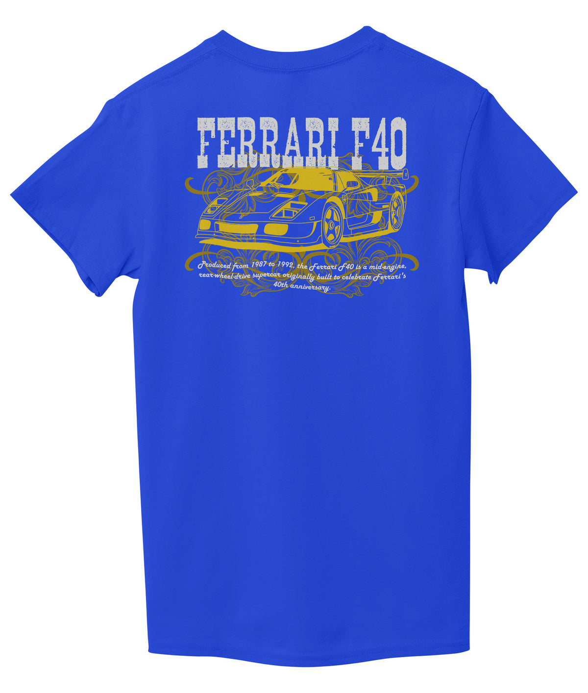 Royal Blue Back