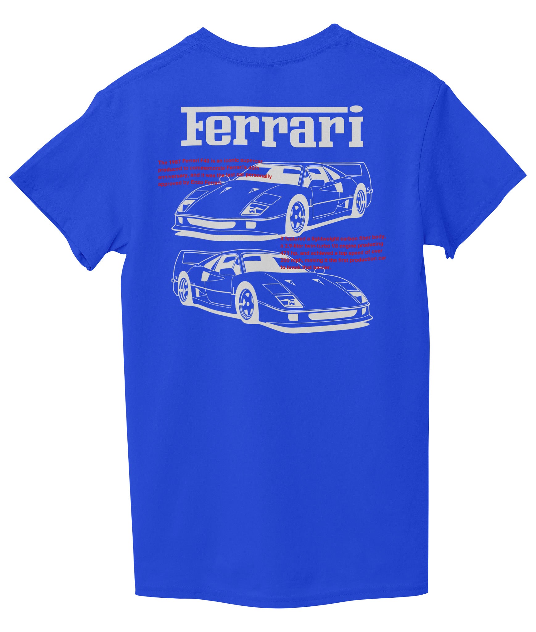 Royal Blue Back