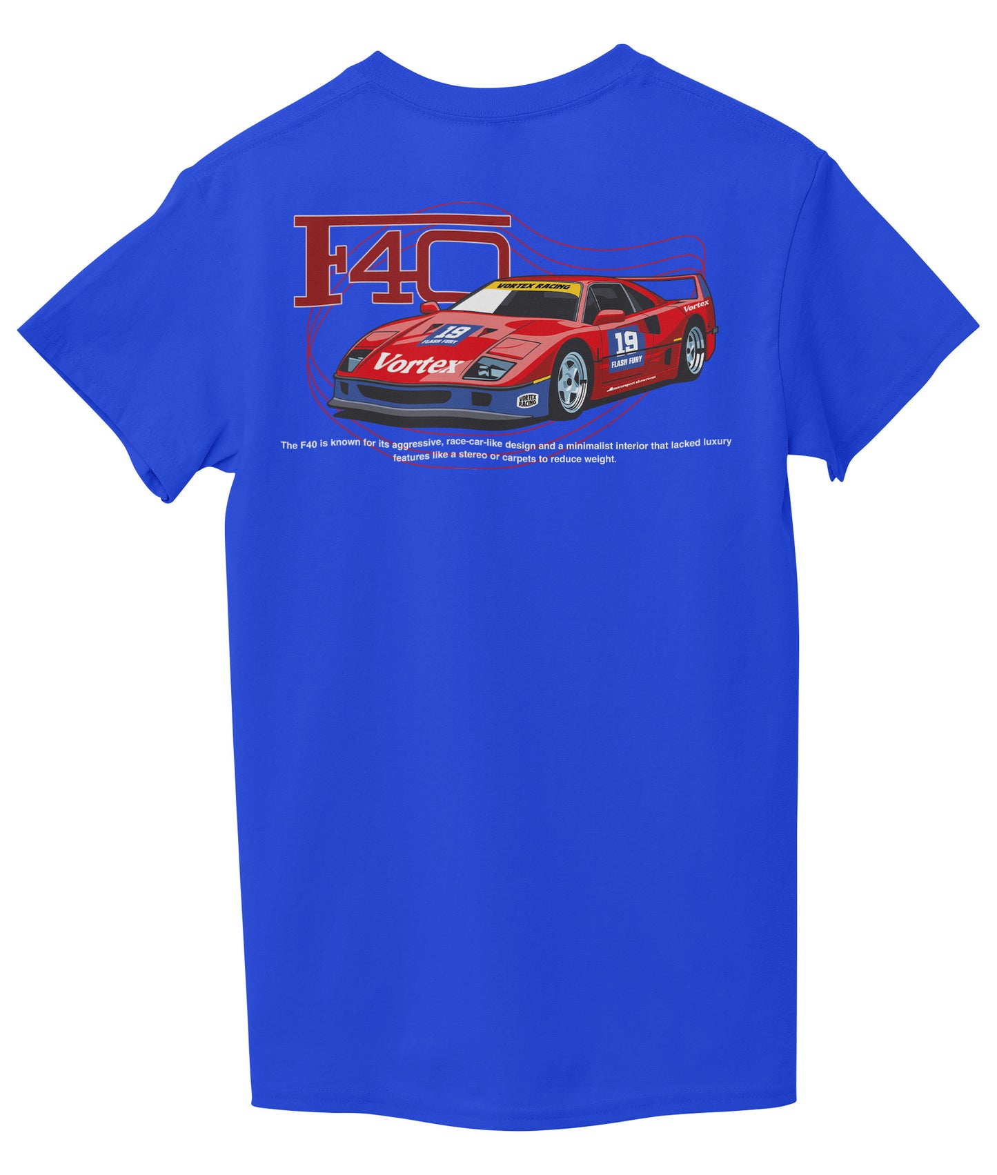 Royal Blue Back