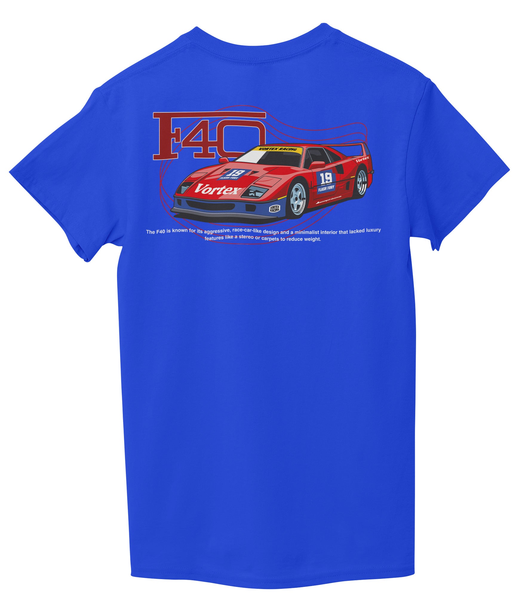 Royal Blue Back