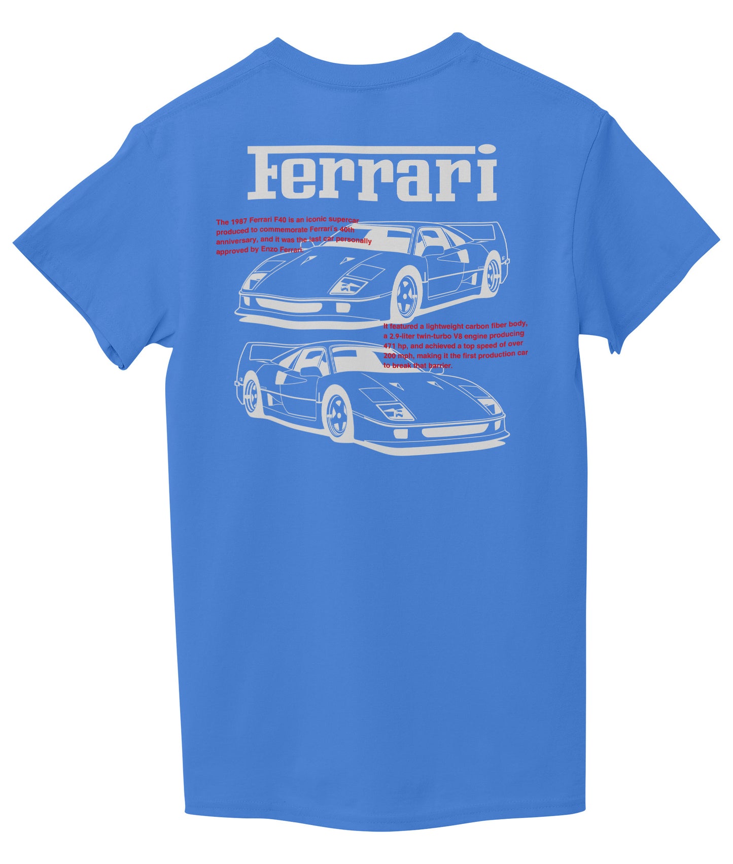Sky Blue Back