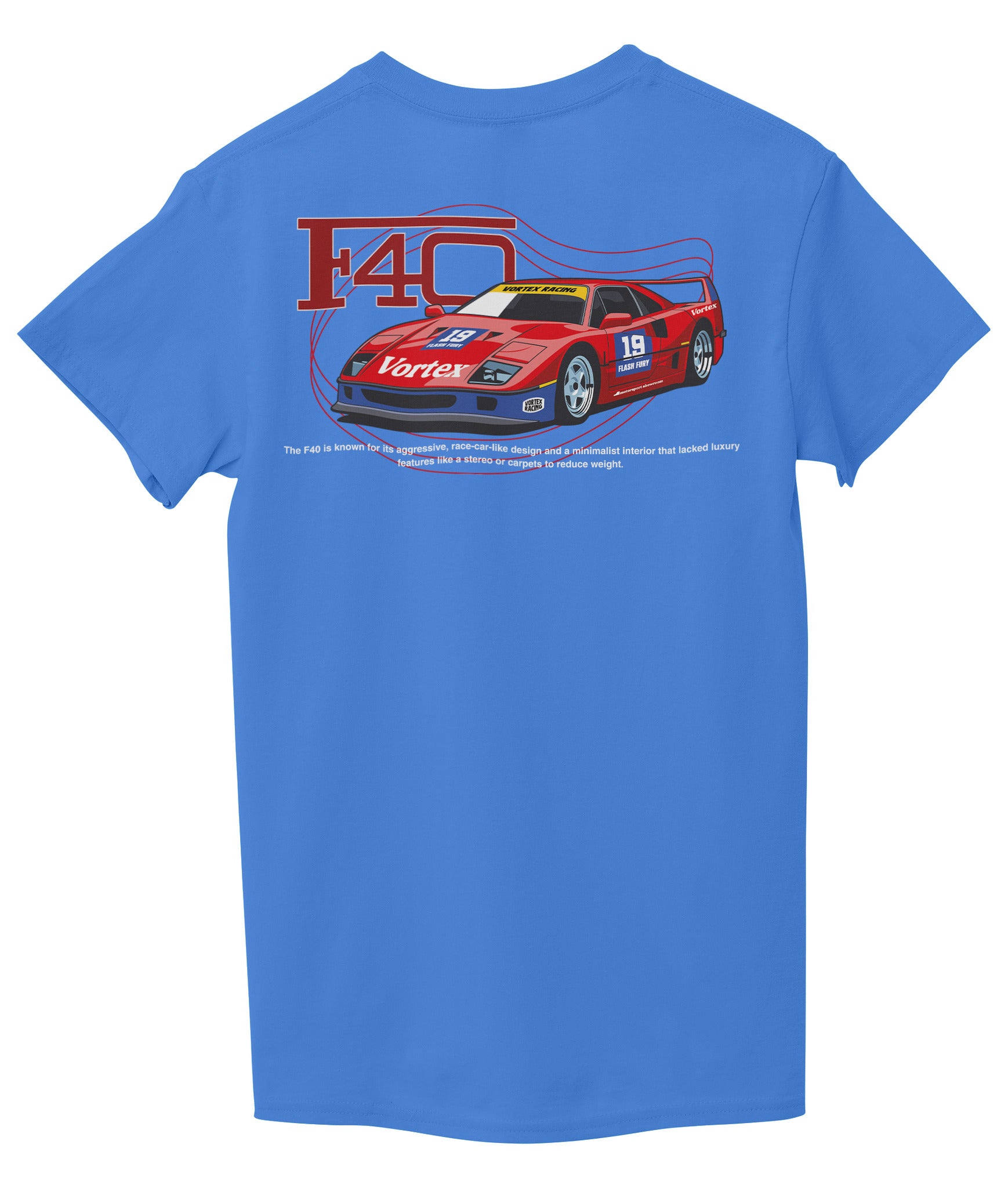 Sky Blue Back