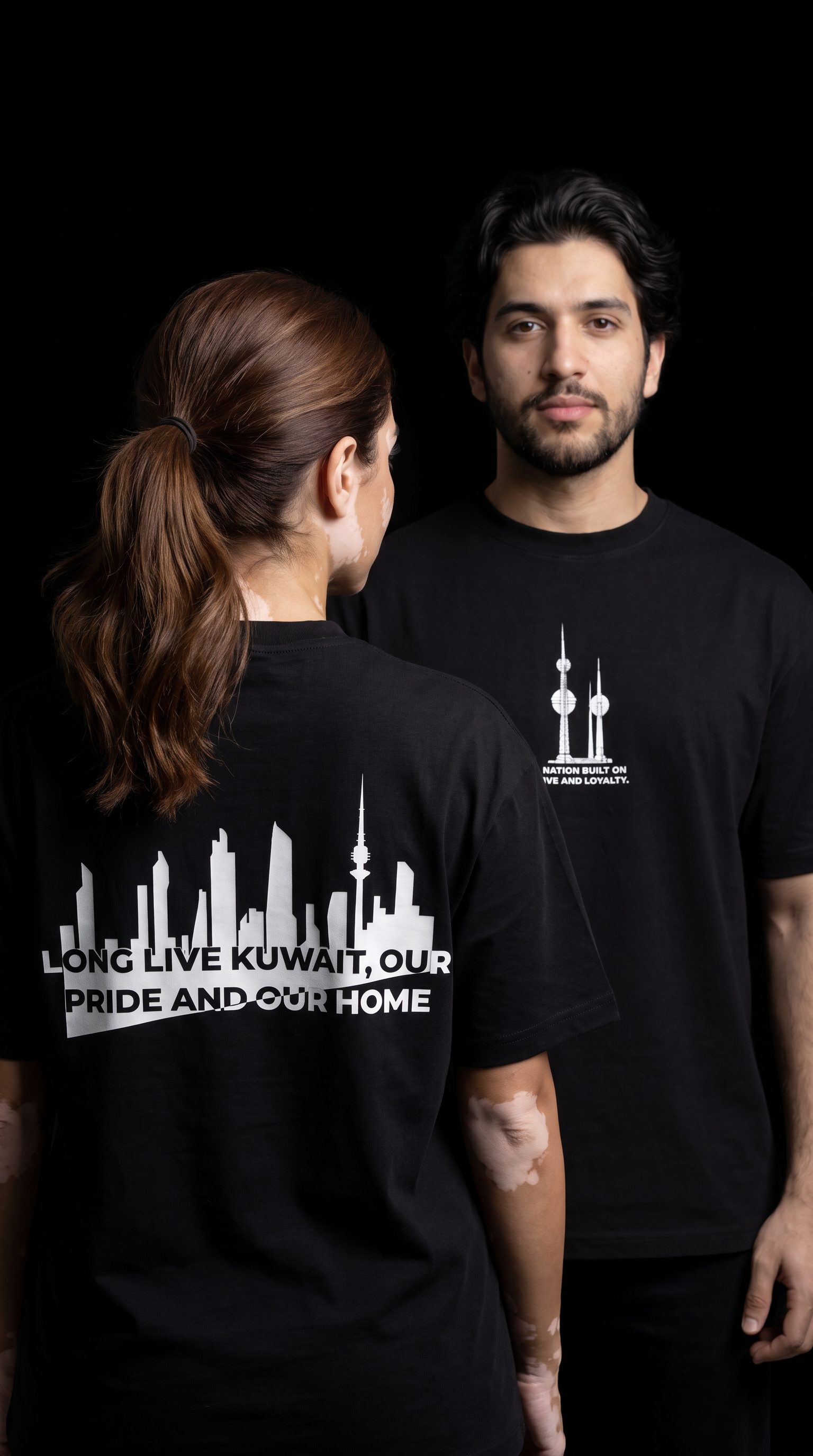 Kuwait t-shirts featuring the Kuwait skyline and Kuwait Towers
